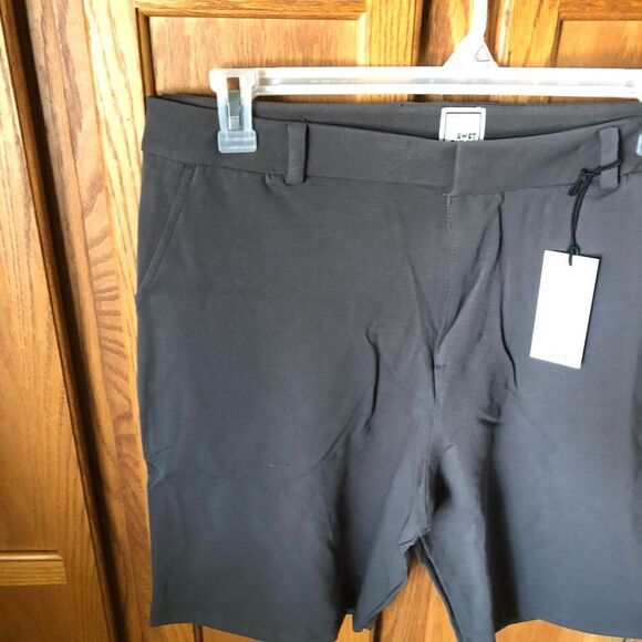 NWT Swet Tailor Everyday Chino Shorts Grey - 38 - Picture 6 of 10